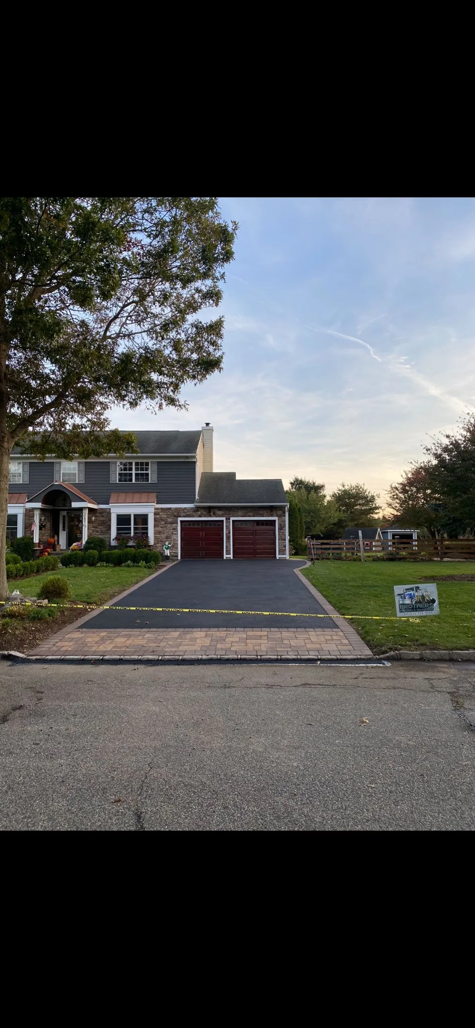 Asphalt Paving project in Babylon, Long Island by Brothers Paving