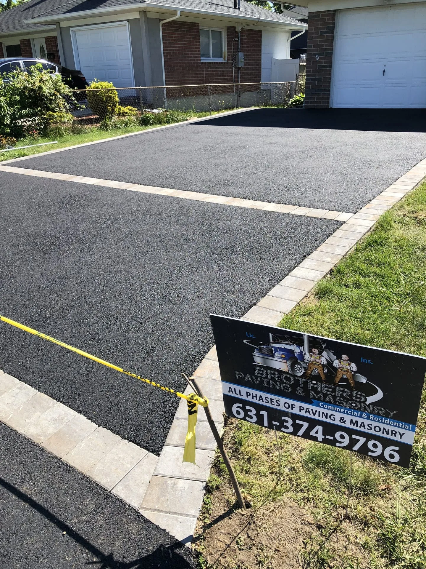 Asphalt Paving project in Bellmore, Long Island by Brothers Paving