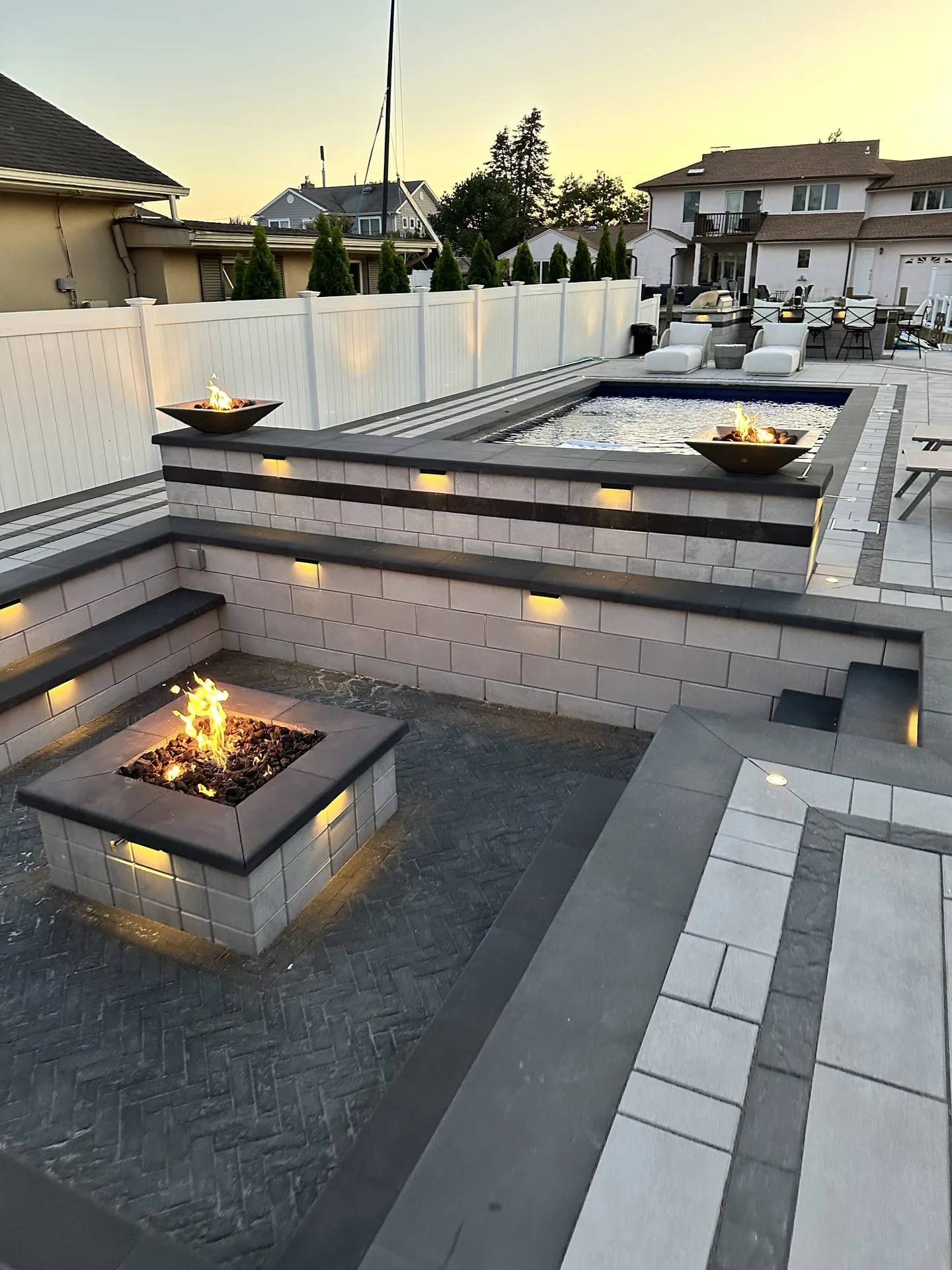 Pool Hardscape in Thomaston, NY - Brothers Paving & Masonry