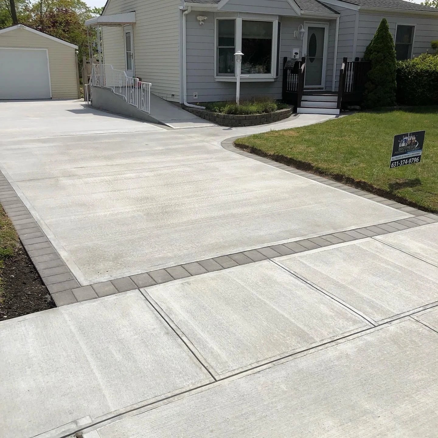Concrete project in Babylon, Long Island