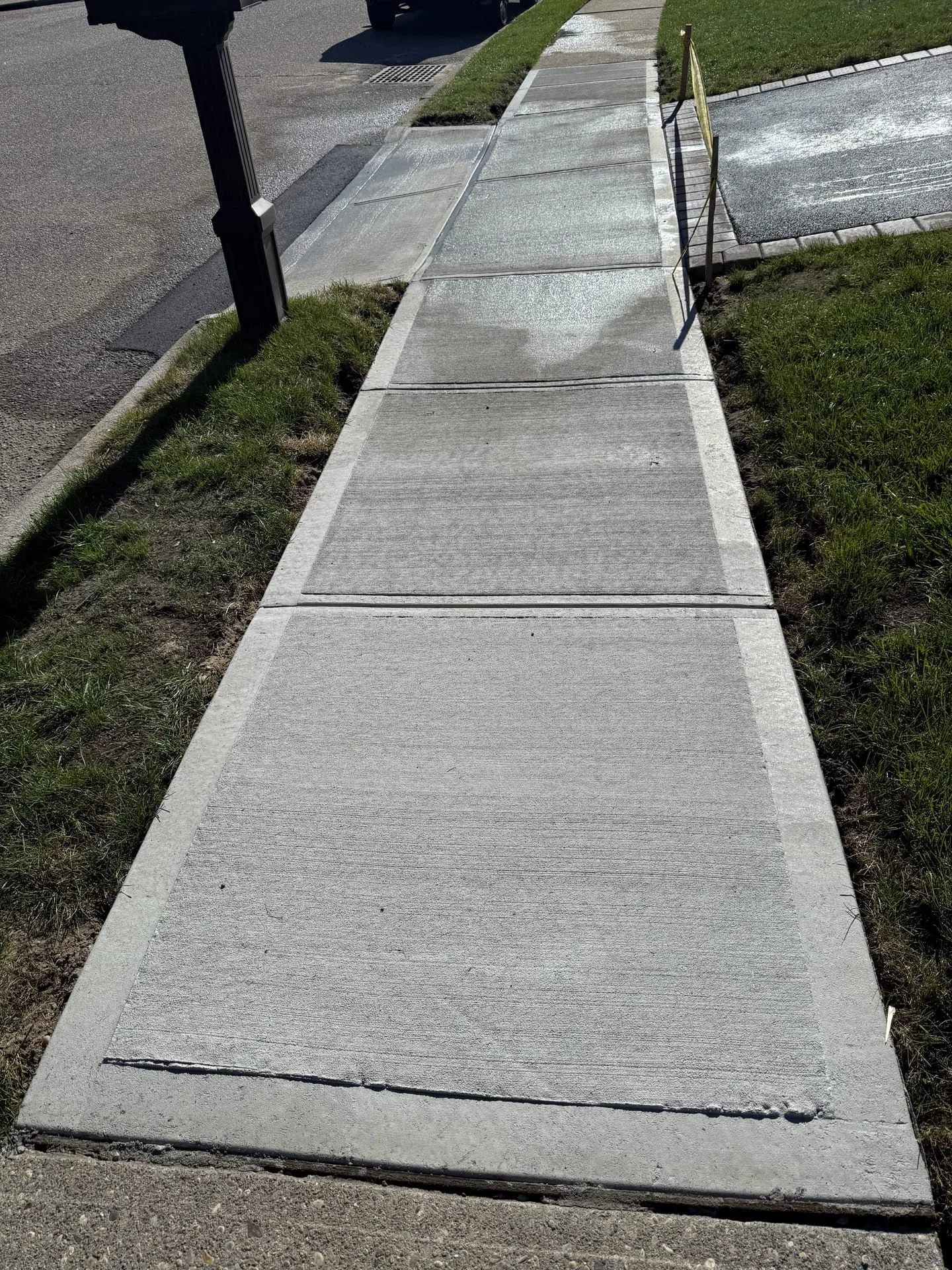 Concrete pad installation in East Meadow, Long Island NY