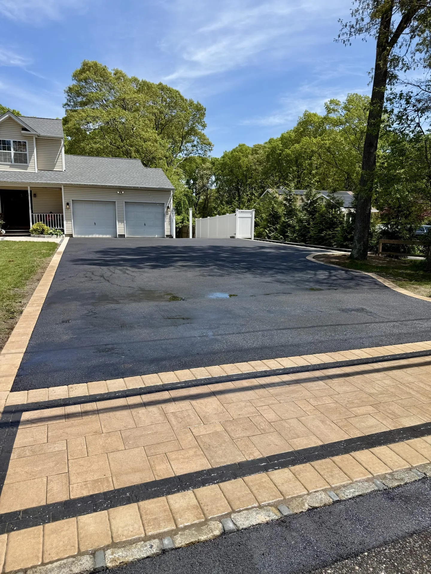 Paver driveway project in Paver Driveway Babylon, Long Island NY