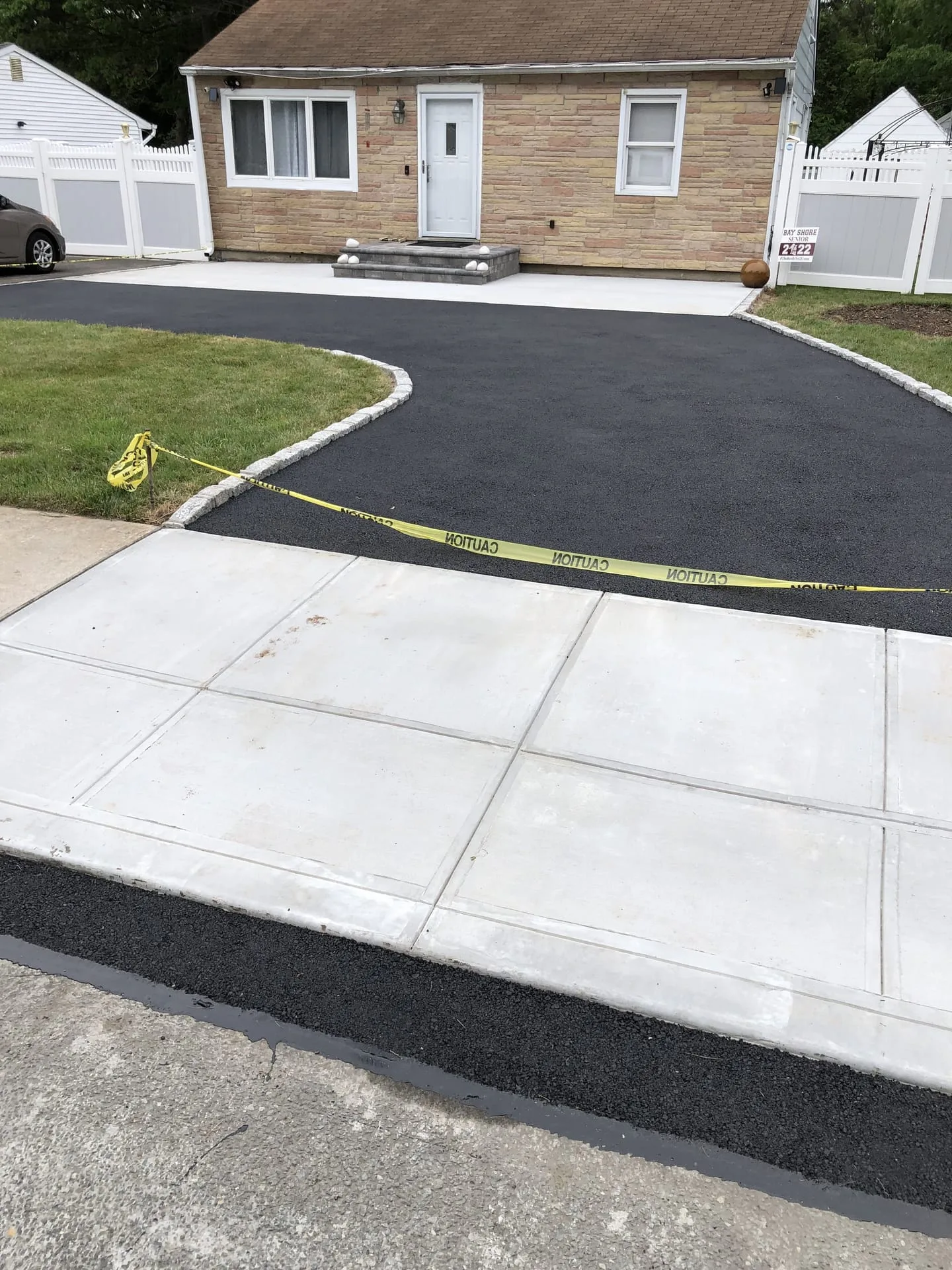 Paver driveway project in Paver Driveway Bellmore, Long Island NY