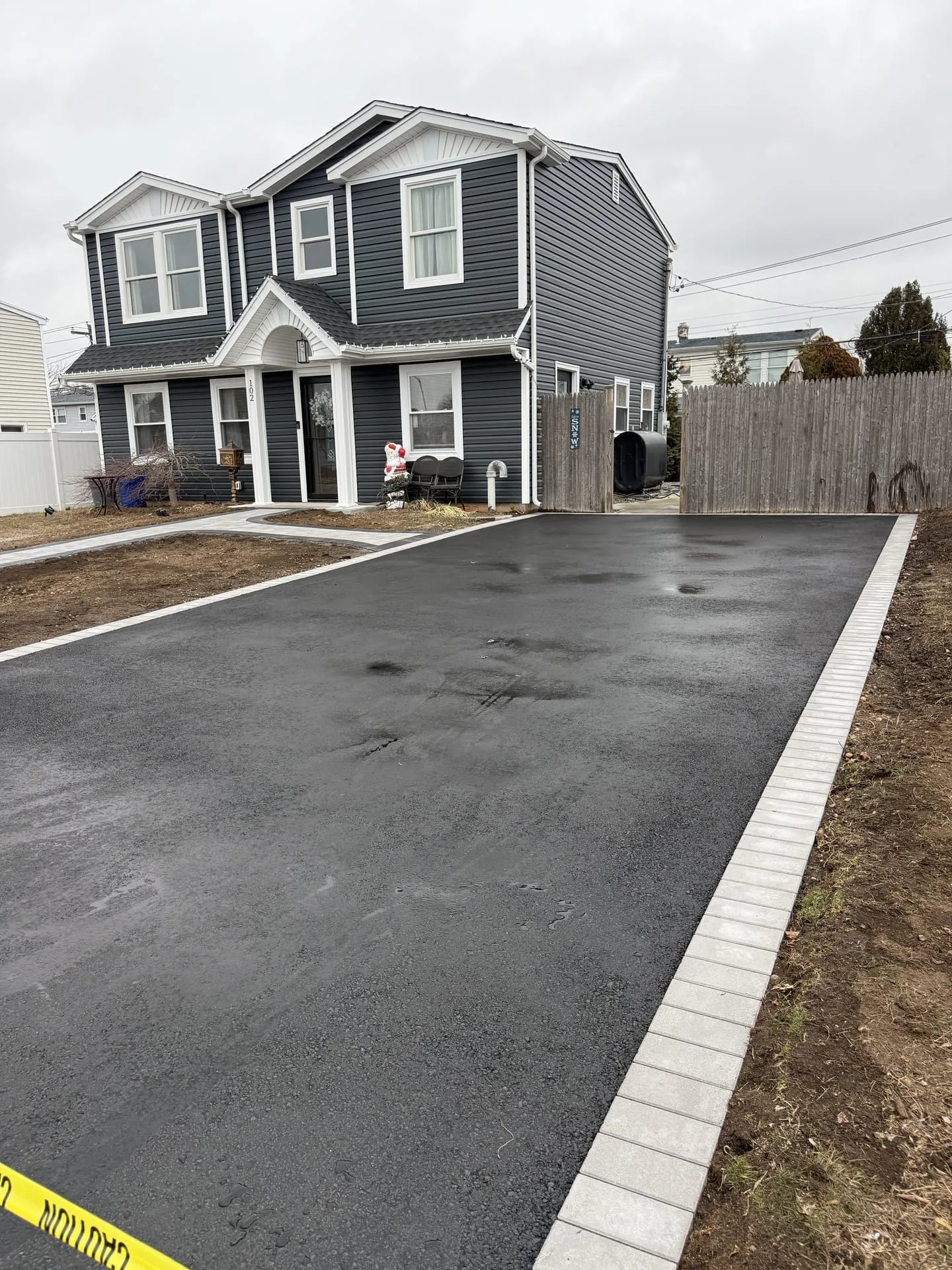 Paver driveway project in Paver Driveway Bellmore, Long Island NY