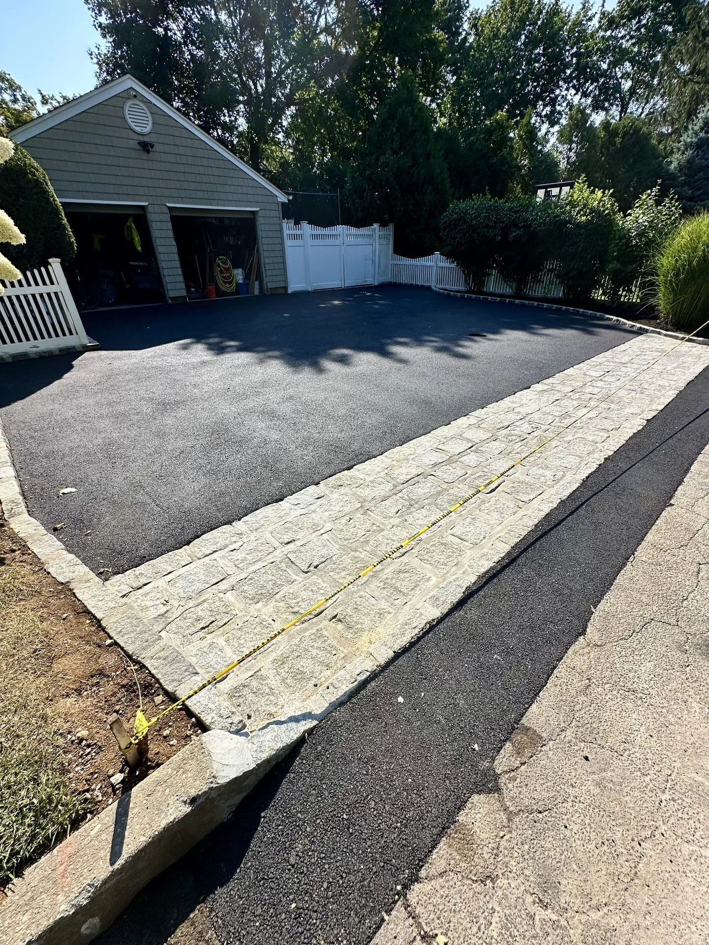 Paver driveway project in Paver Driveway Dix Hills, Long Island NY