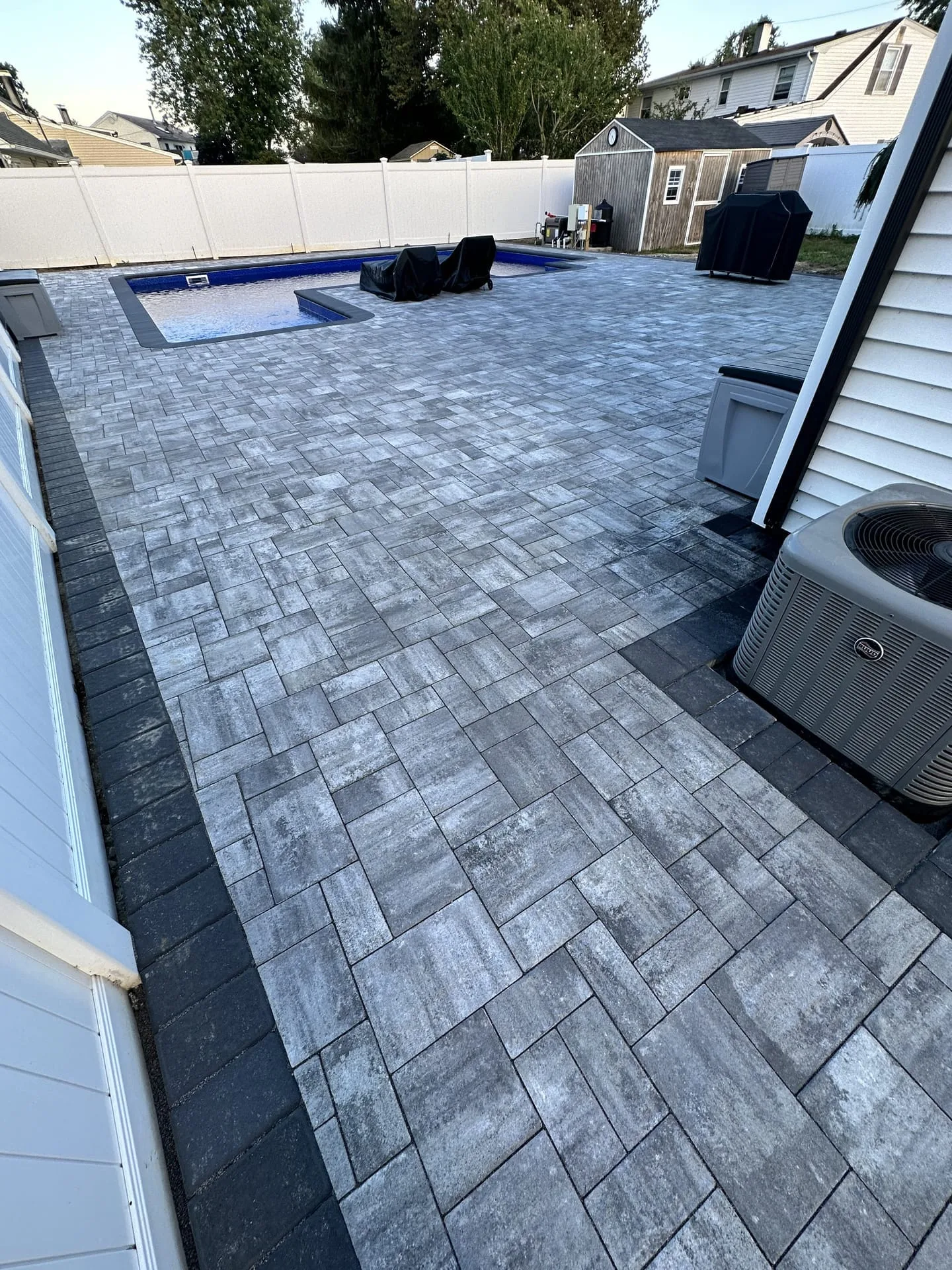 Paver patio project in Paver Patios Babylon, Long Island NY