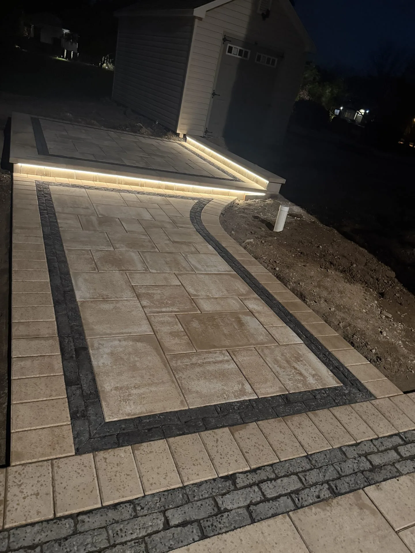 Paver patio project in Paver Patios Babylon, Long Island NY