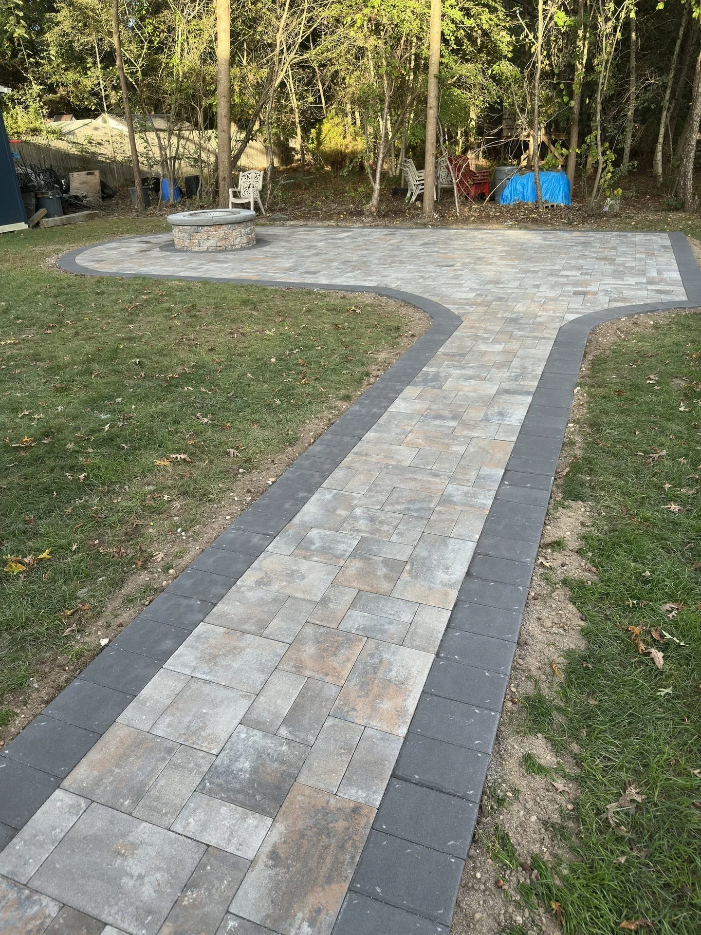 Paver patio project in Paver Patios Bellmore, Long Island NY