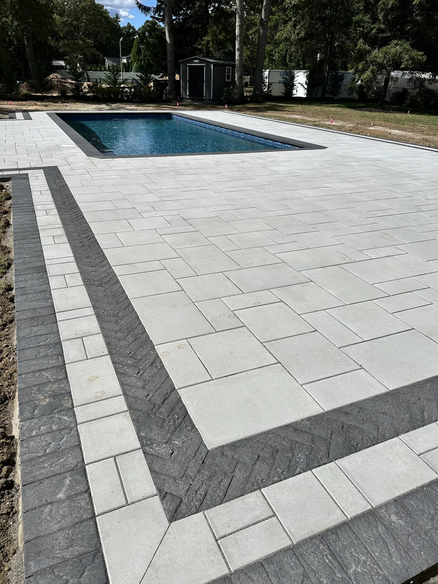 Paver patio project in Paver Patios Bellmore, Long Island NY