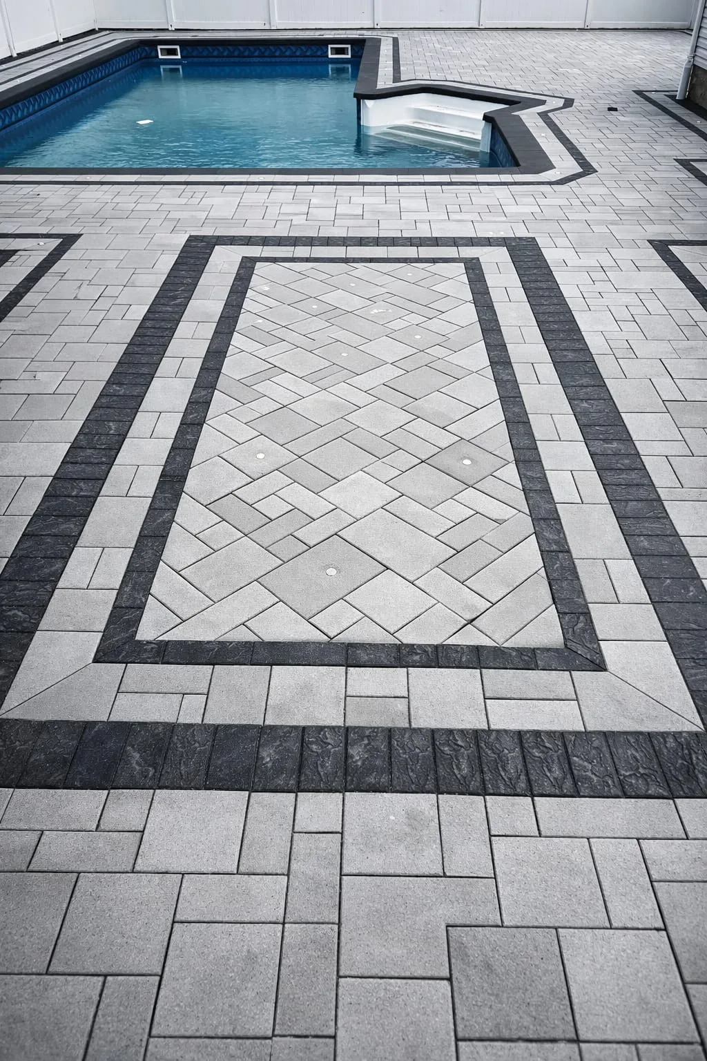 Paver patio installation in Commack, Long Island