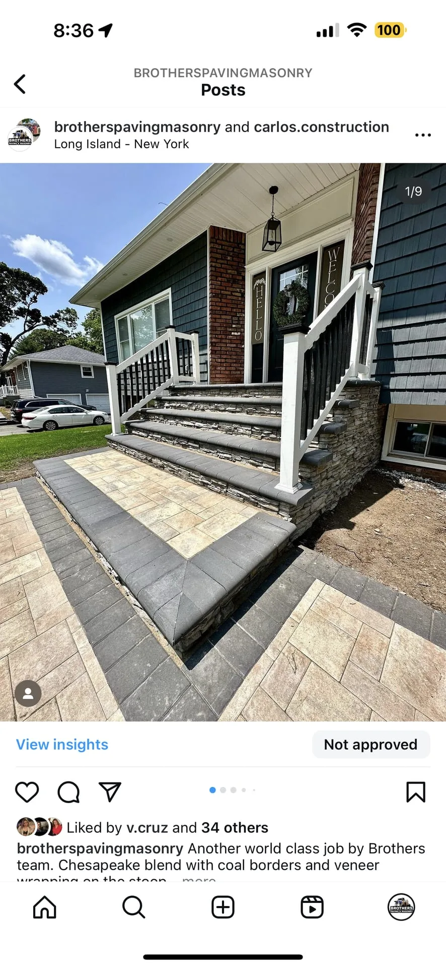 Stoops & Porches in Old Bethpage, NY - Brothers Paving & Masonry